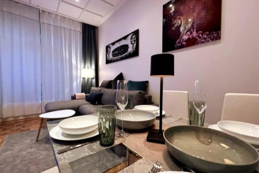 Soul-Apartment Terrasse Privat-Parkplatz Boxspringbett 55Zoll Tv Wlan Leipzig Extérieur photo